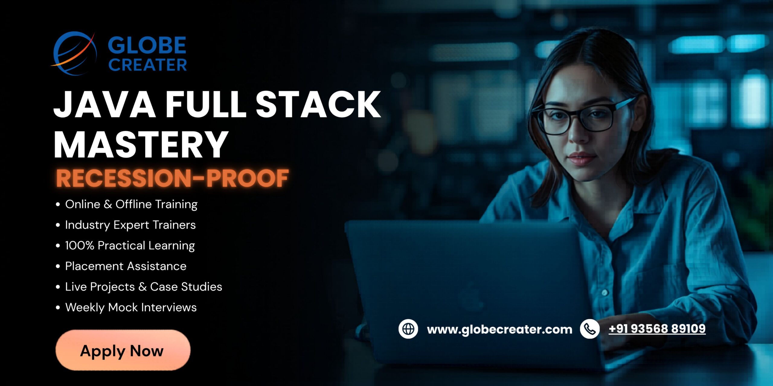 Java Full Stack Course in Pune at Globe Creater Kothrud with IBM certification and placement support