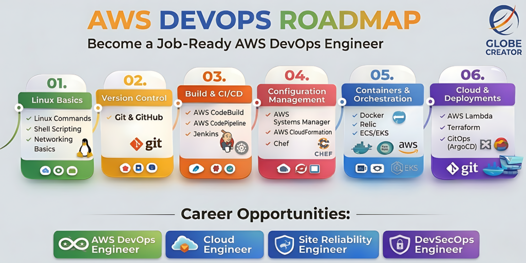 AWS DevOps Classes in Pune at Globe Creater Kothrud with IBM certification and placement support